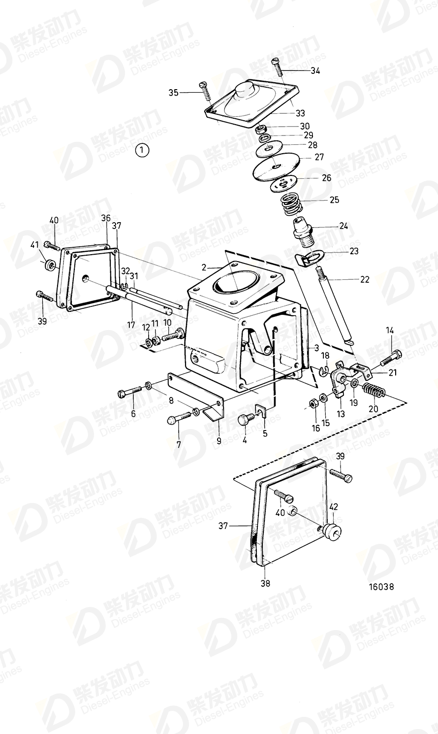 volvo penta Gasket 1698171 Drawing volvo penta Gasket 1698171 Drawing